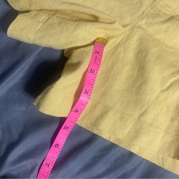 Banana Republic NWT Linen Blend Shorts M Pull On High Waist Coastal Minimalist - Picture 10 of 10